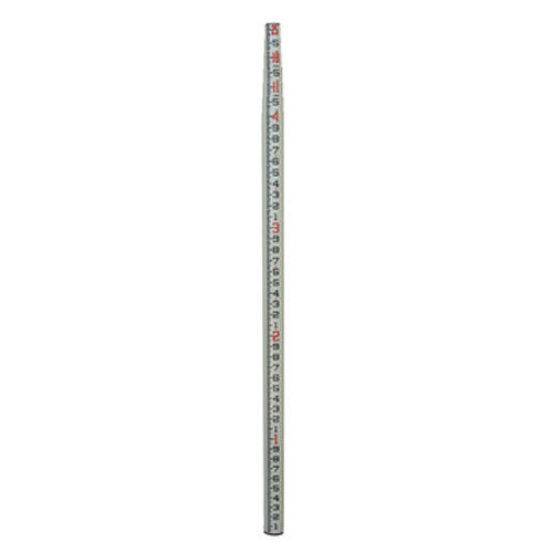 25' Oval Fiberglass Survey Rod-Tenths