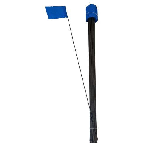 100 - 2 ½" x 3 ½" Blue Flags