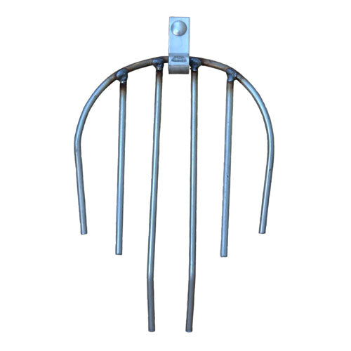 8" Rat Guard, Stainless Steel