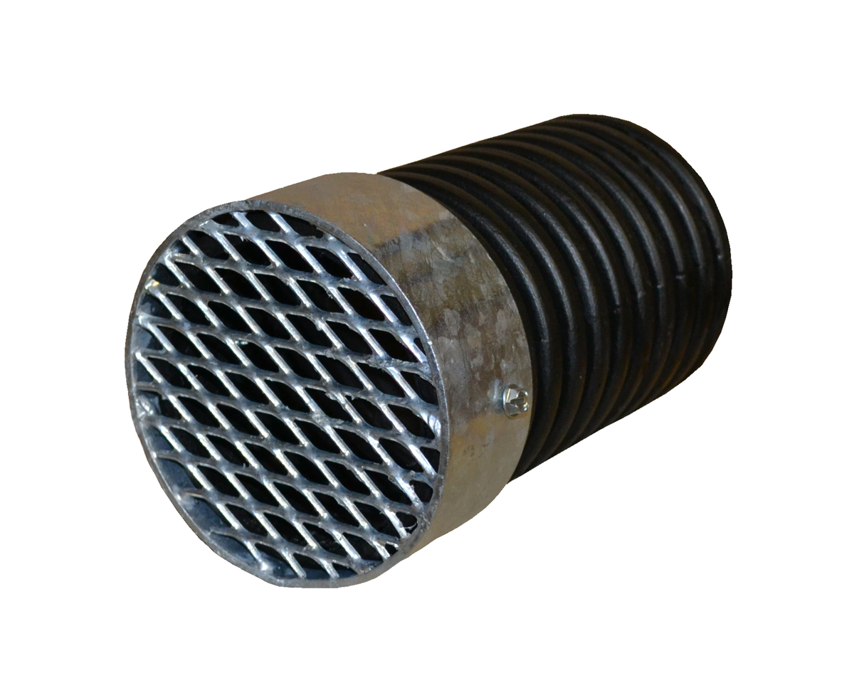 4" External Rodent Guard - For PVC, Corrugated Plastic
