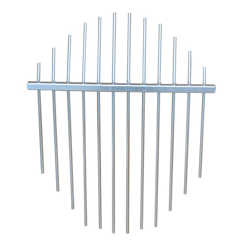 21" Rat Guard, Stainless Steel