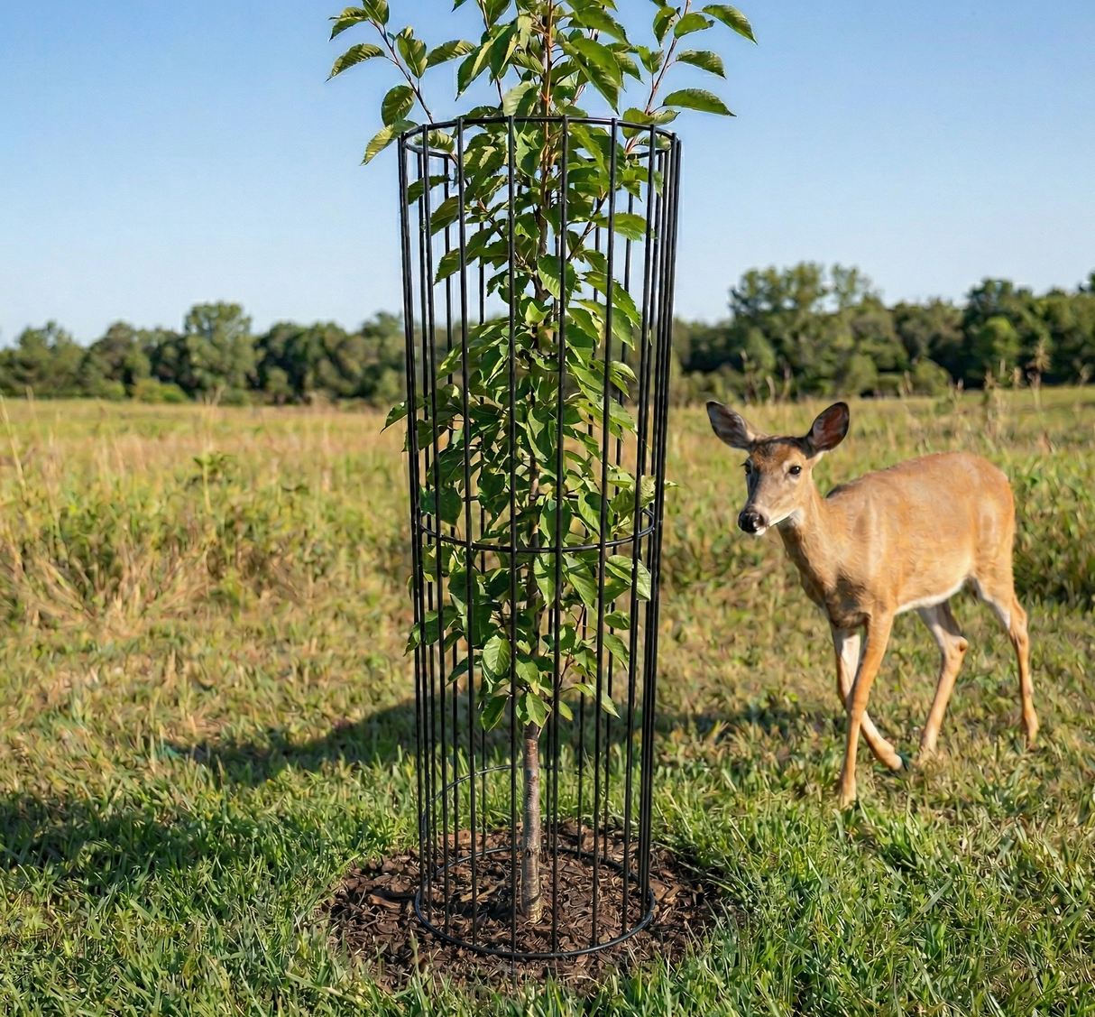 Tree Guard - Black | 12" x 42" | Agri Drain