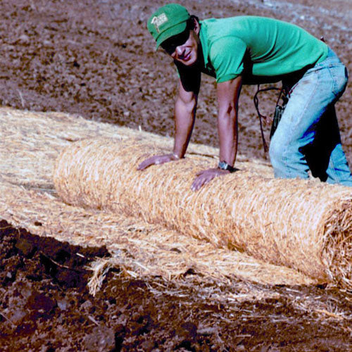 Biodegradable Straw Blanket, 8' x 112.5' | Agri Drain