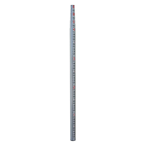 25' Oval Fiberglass Survey Rod-Inches