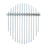 24" Rat Guard, Stainless Steel