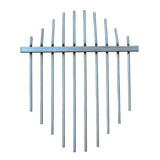 18" Rat Guard, Stainless Steel