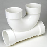 4" PVC-DWV Double 2-Way Cleanout