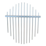 21" Rat Guard, Stainless Steel